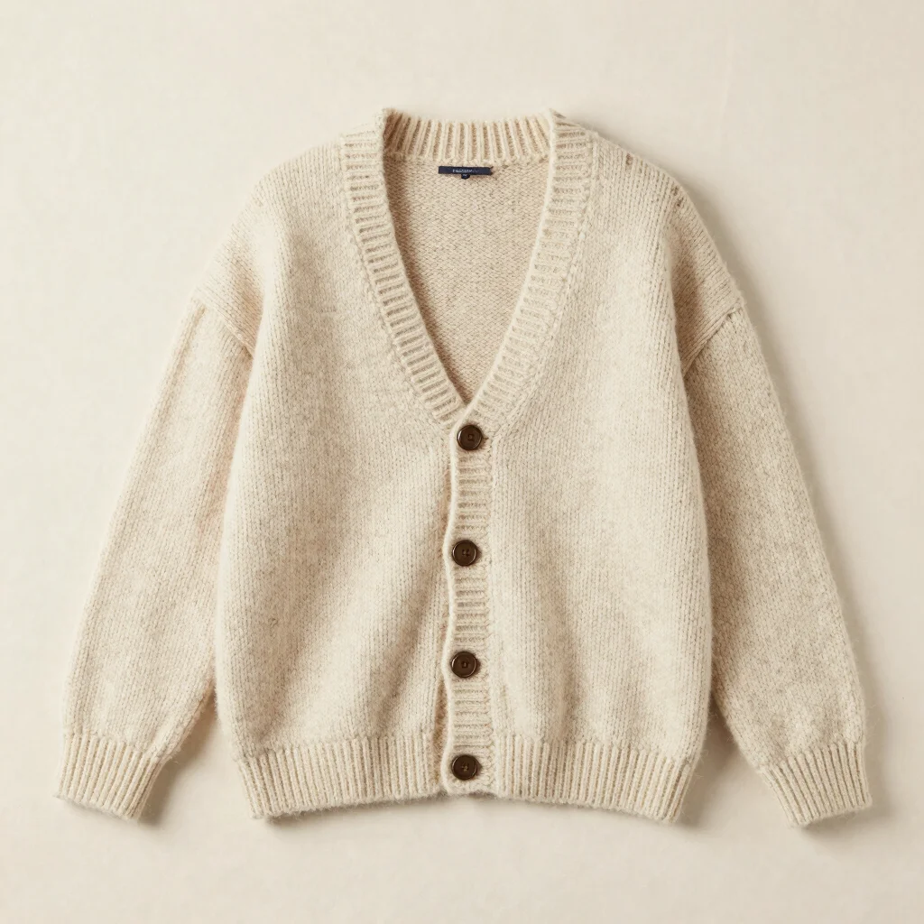 Chunky Knit Alpaca Cardigan